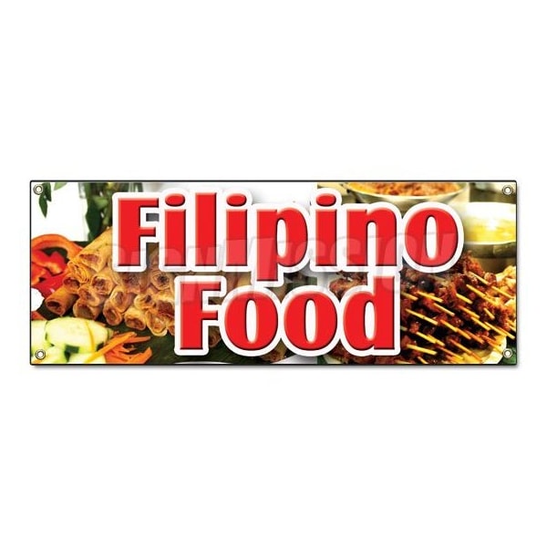 FILIPINO FOOD BANNER SIGN street foods manila philippines fish balls